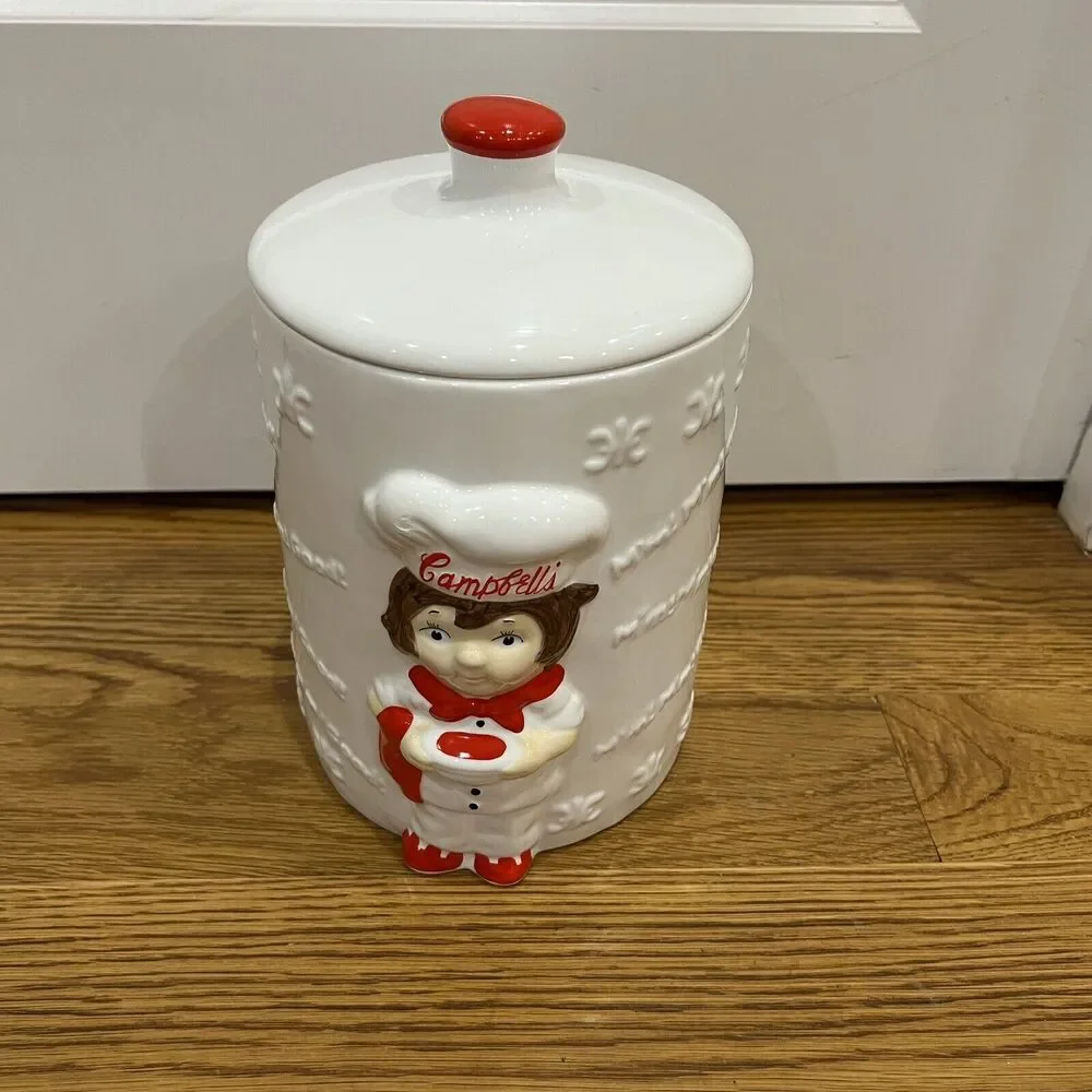 Campbell's‎ Soup Cookie-Cracker Jar 1999 Houston Harvest